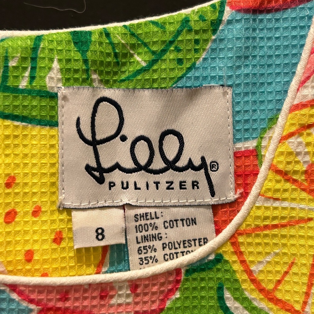 NWT White Label Lilly Pulitzer shift dress. Size 8 - Picture 4 of 4